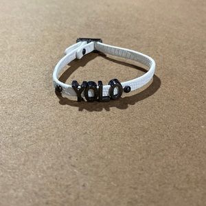 Slim Yolo Wording Bracelet